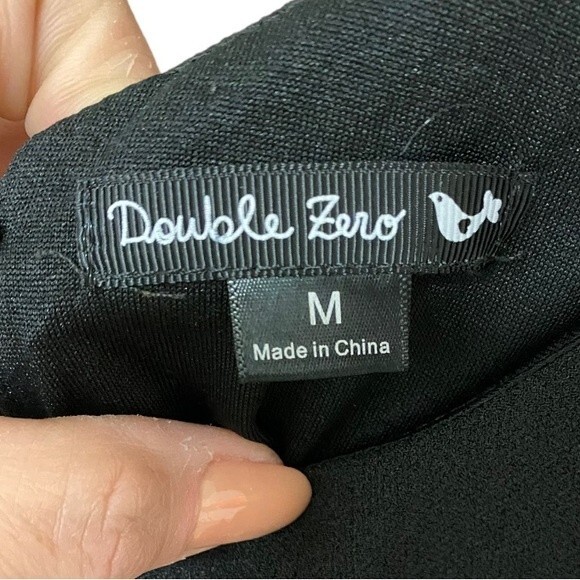 Double Zero Women’s Short Black Dress - Picture 9 of 10